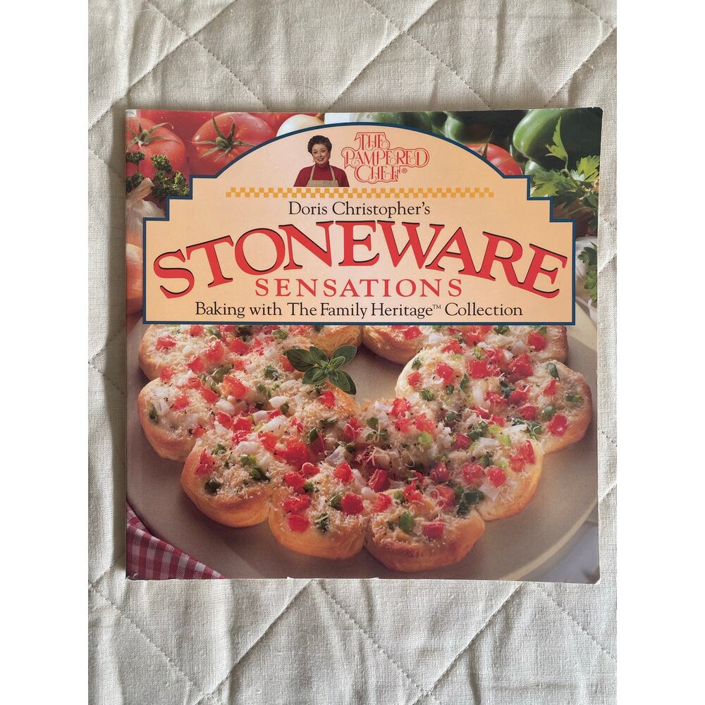 New “Stoneware Sensations” Cookbook from The Pampered Chef”
